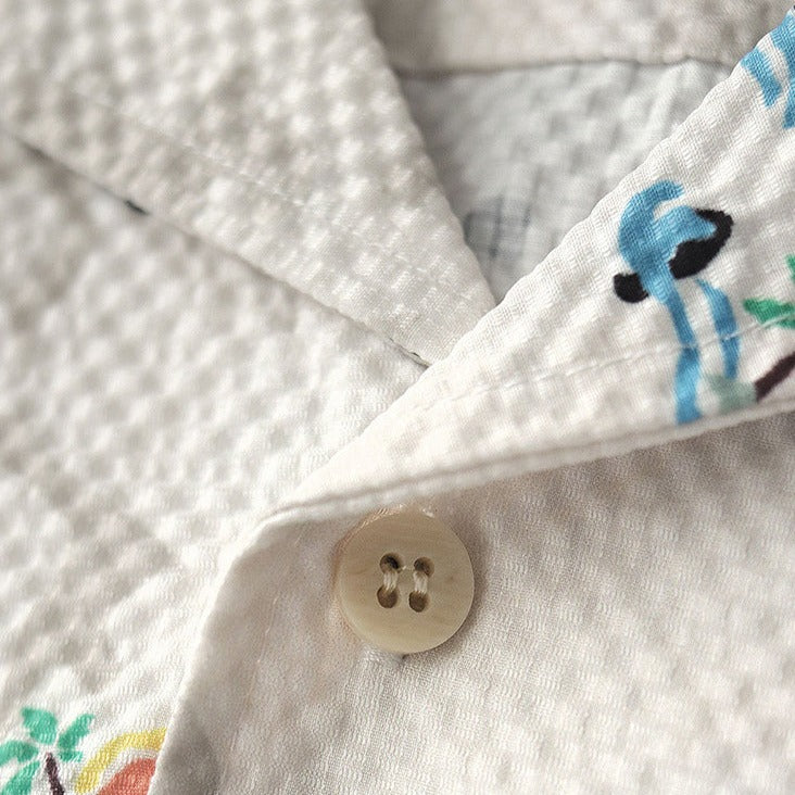 Vintage Loose Hawaiian Beach Shirt