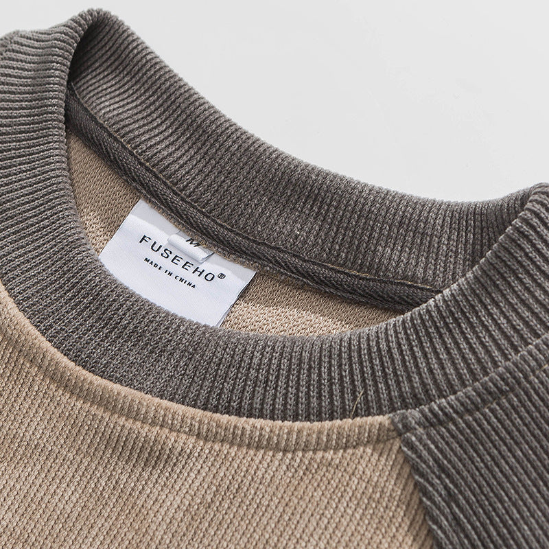 Raglan Color Corduroy Sweat