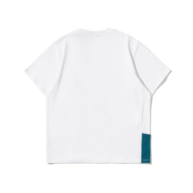 Casual T-shirt with contrasting pockets