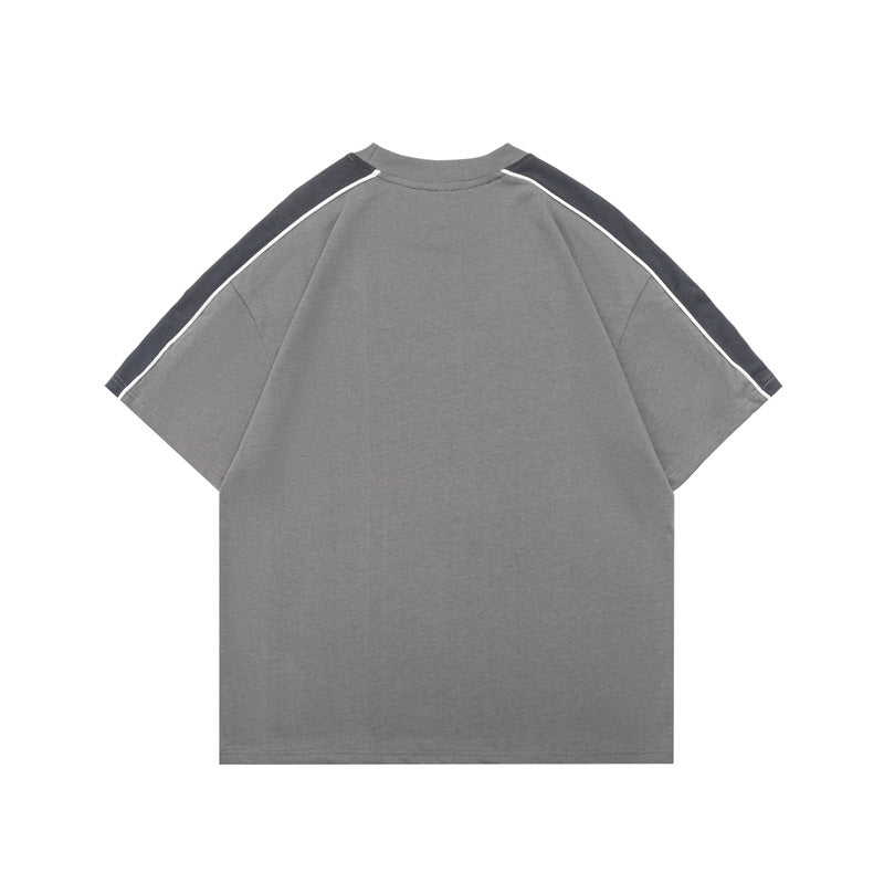 Alphabet print short sleeve t-shirt