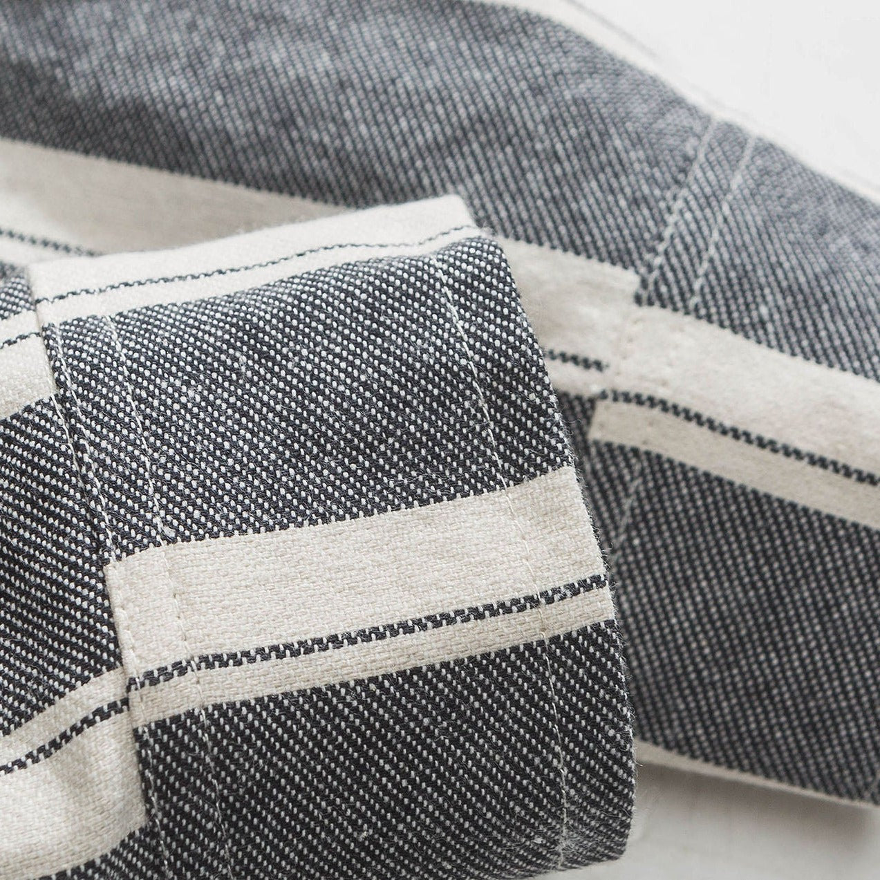 Retro striped grey long sleeve shirt