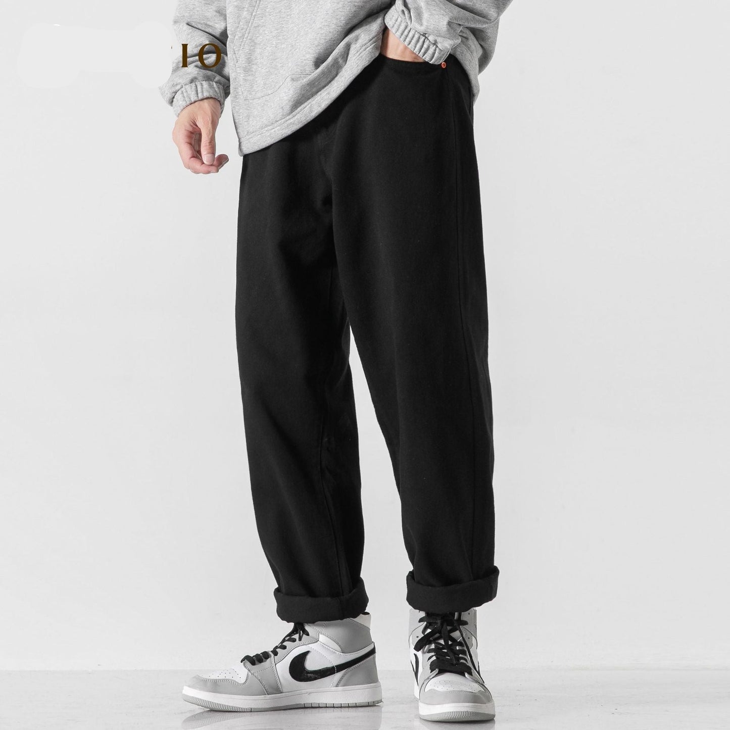 Choose from 7 colors Men's Straight Wabash Embroidery Casual Cargo Pants