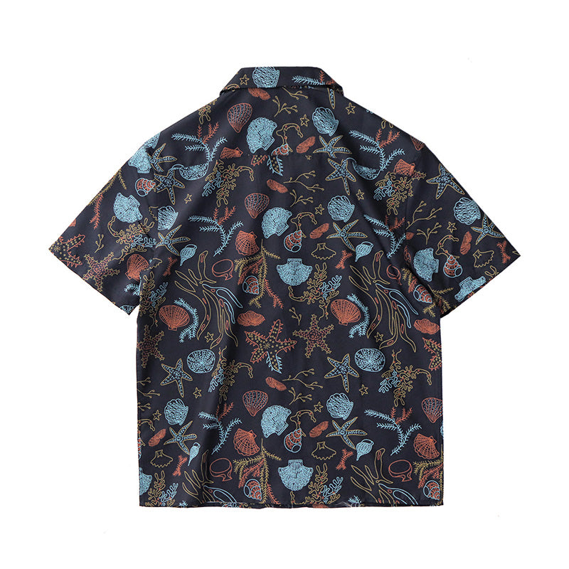 Vintage Loose Hawaiian Beach Shirt