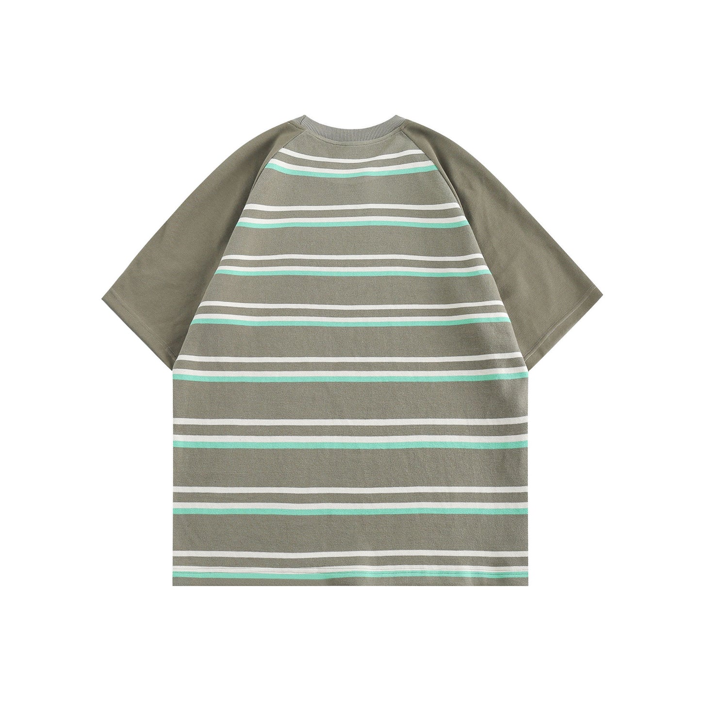 Classic horizontal striped short sleeve T-shirt
