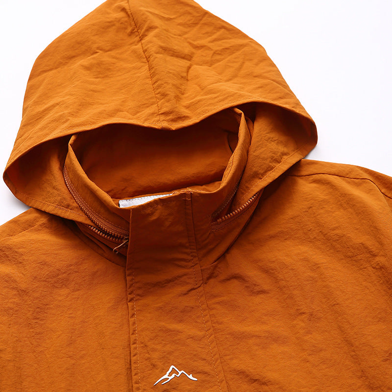 Outdoor Retractable Hood Mountain Jacket