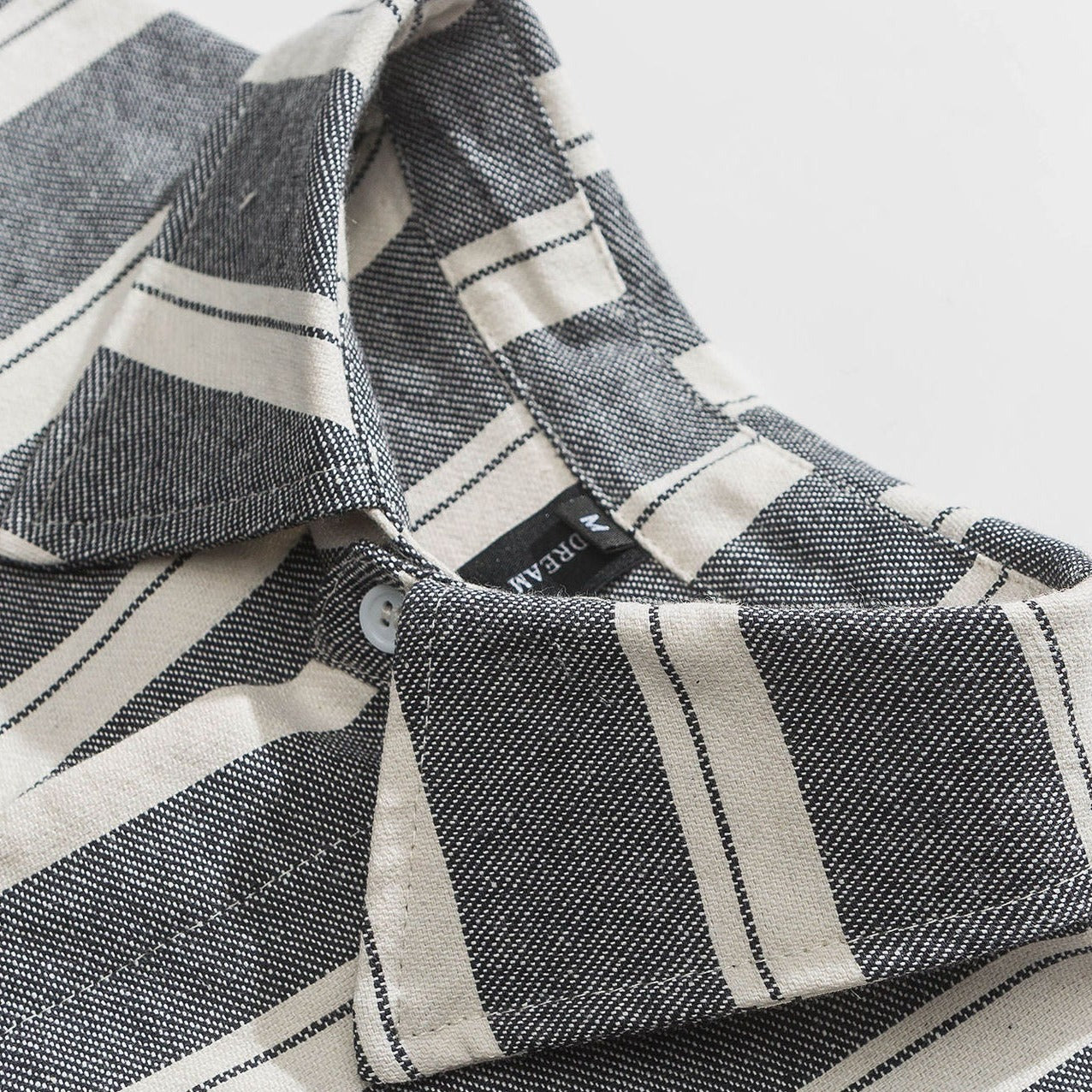 Retro striped grey long sleeve shirt