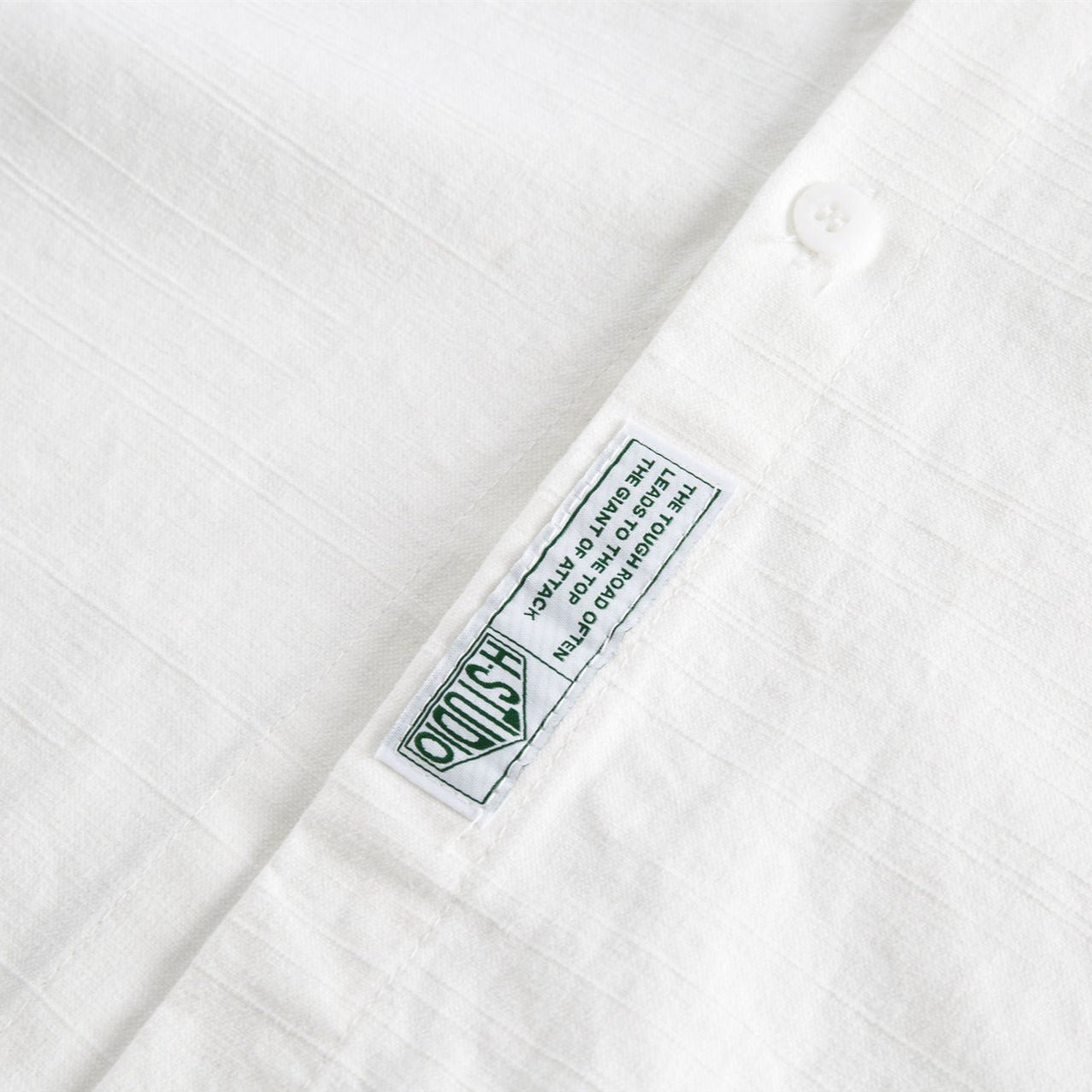 Irregular Paisley Print Cotton Short Sleeve Shirt