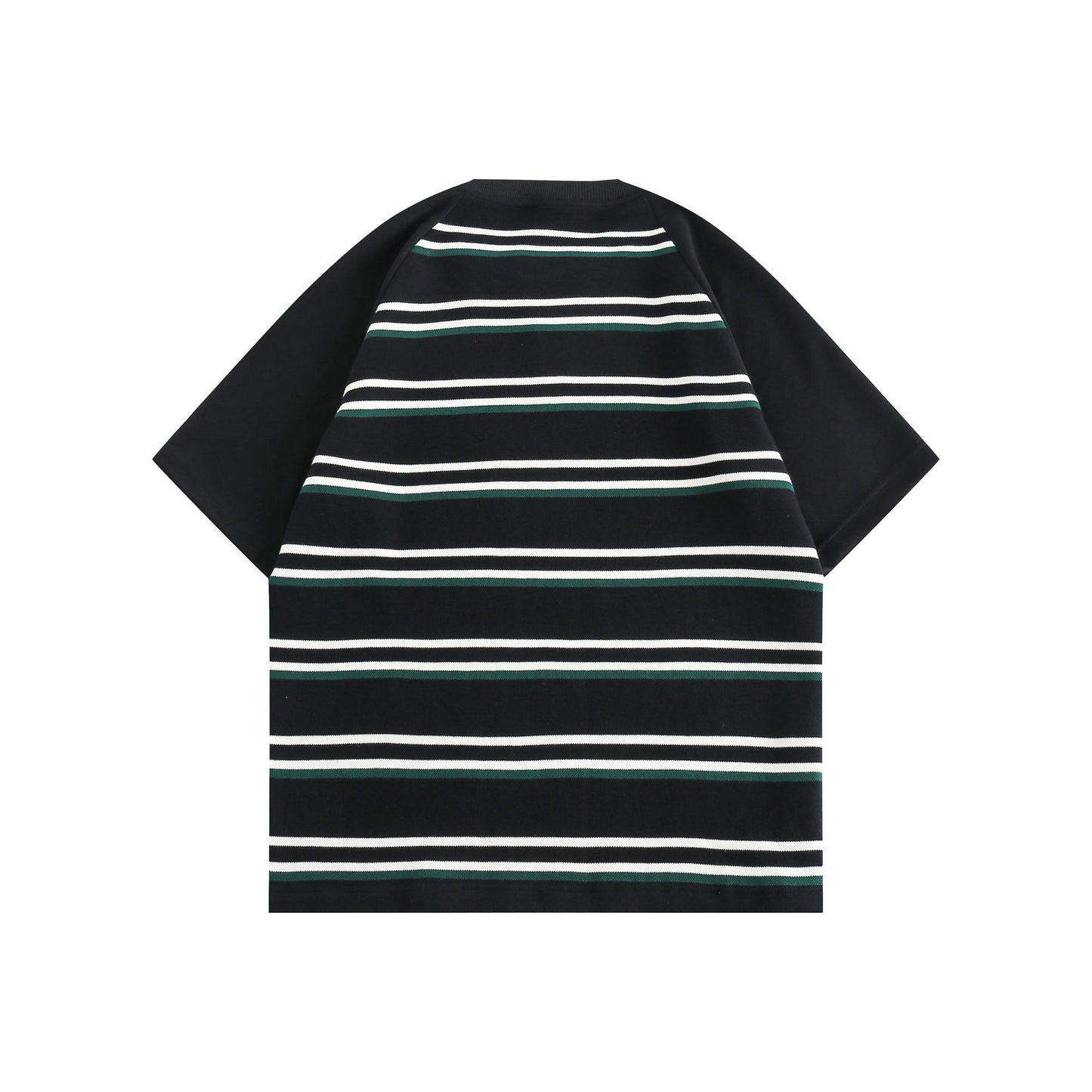 Classic horizontal striped short sleeve T-shirt