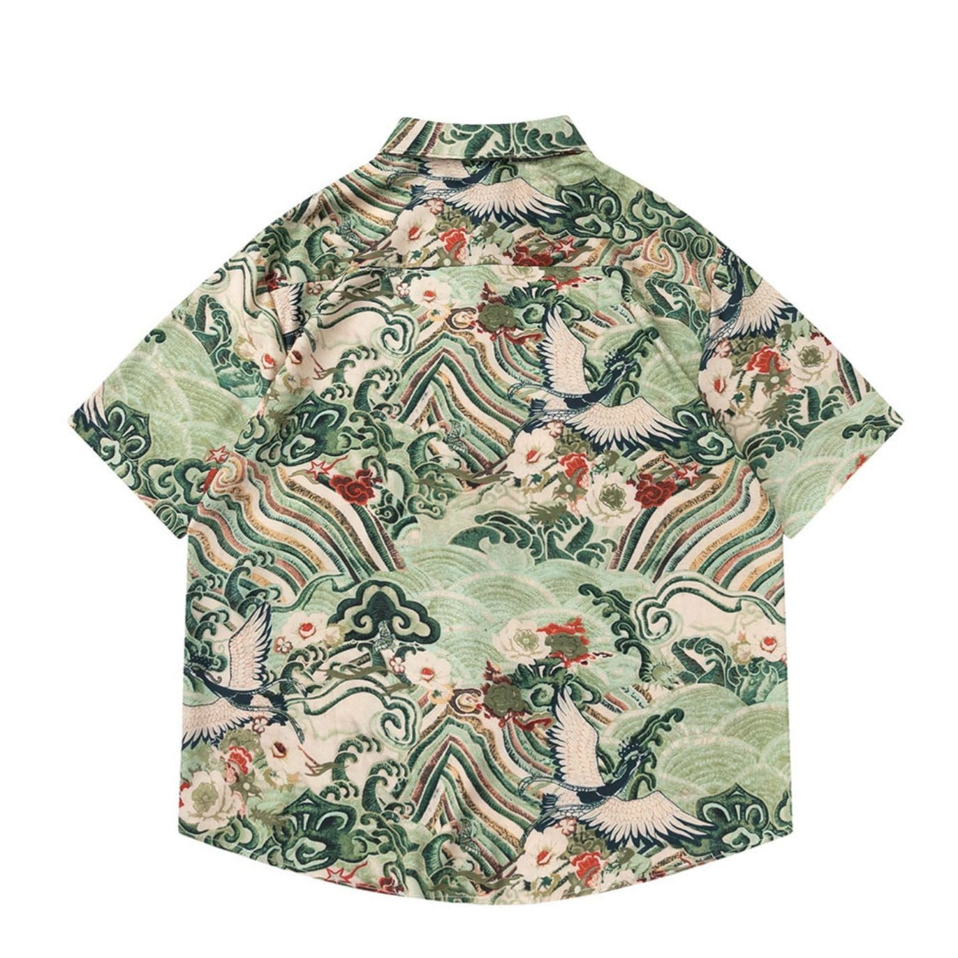 Casual Vacation Print Shirt