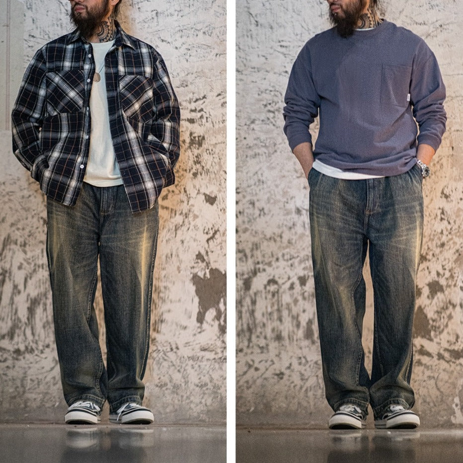 Sashiko BORO x denim sneakers