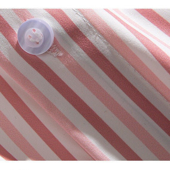 Retro striped long-sleeved shirt in three colors