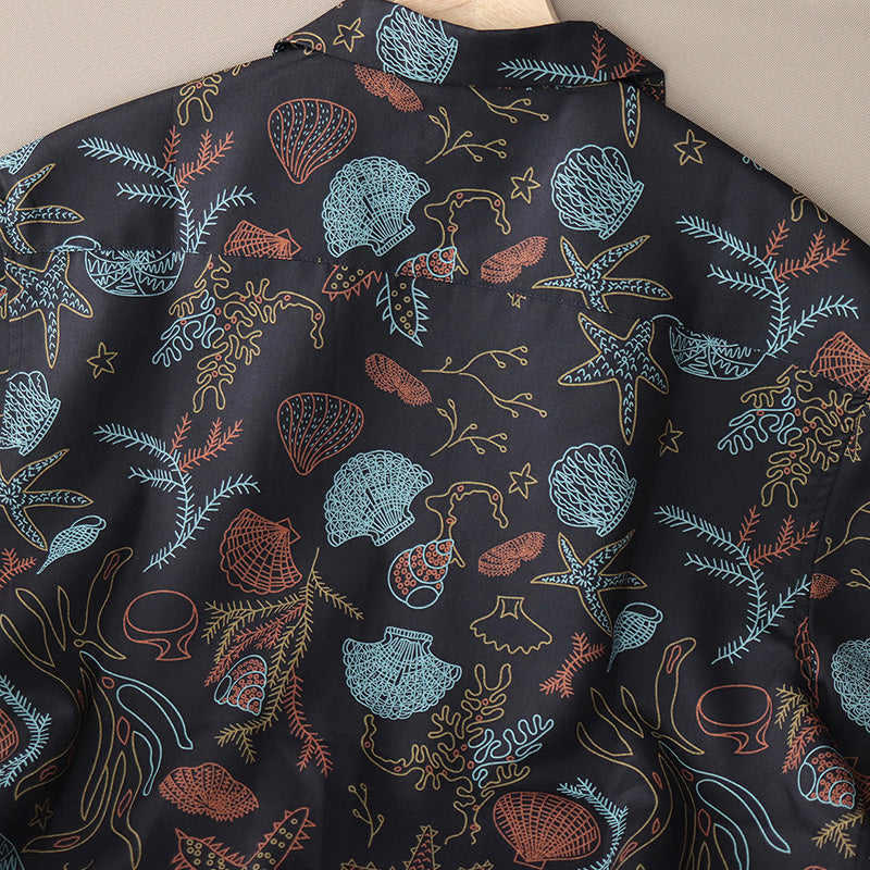 Vintage Loose Hawaiian Beach Shirt