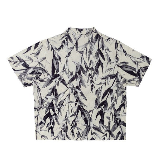 cityboy outdoor loose botanical print shirt