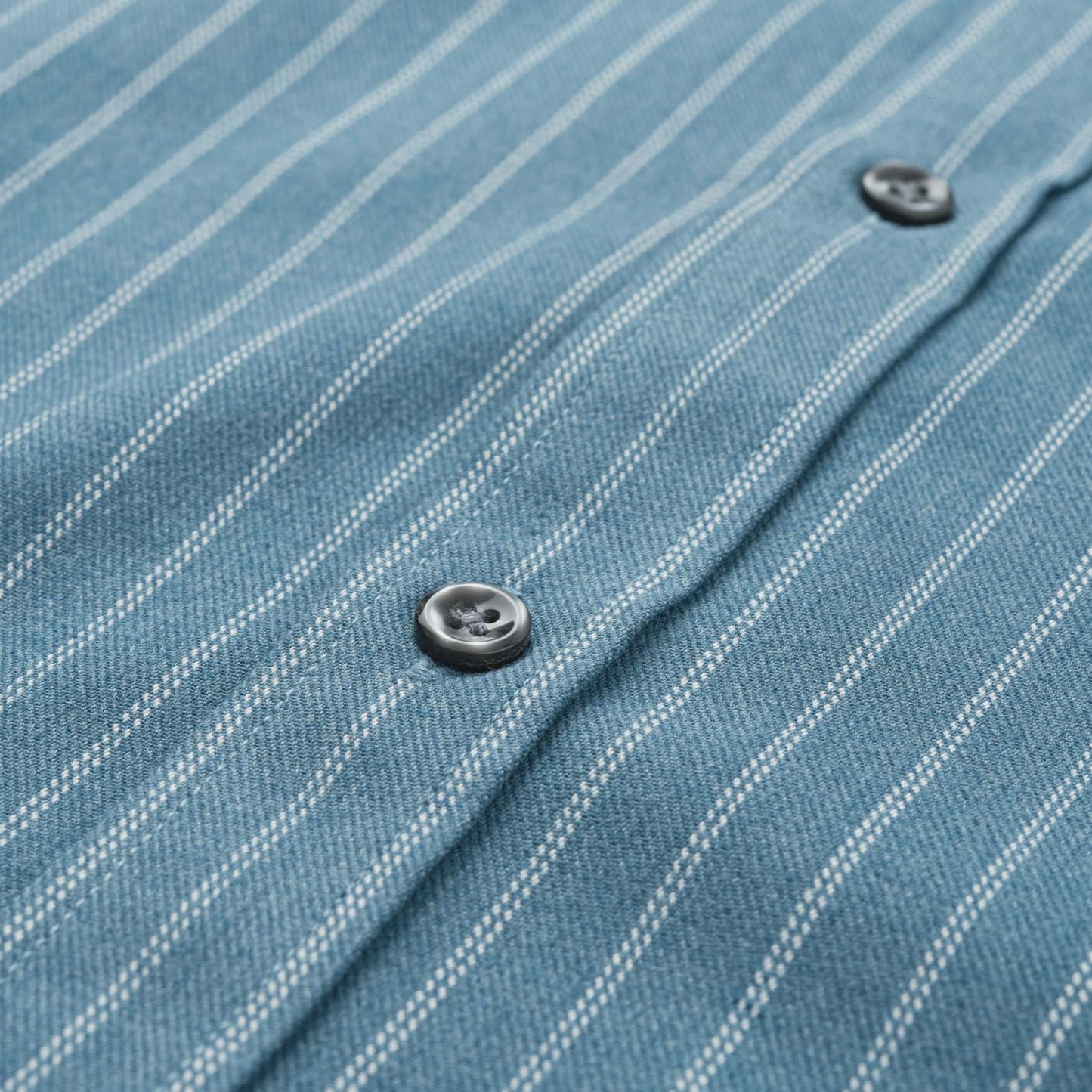 Men's American Retro Striped Shirt Lapel Long Sleeve
