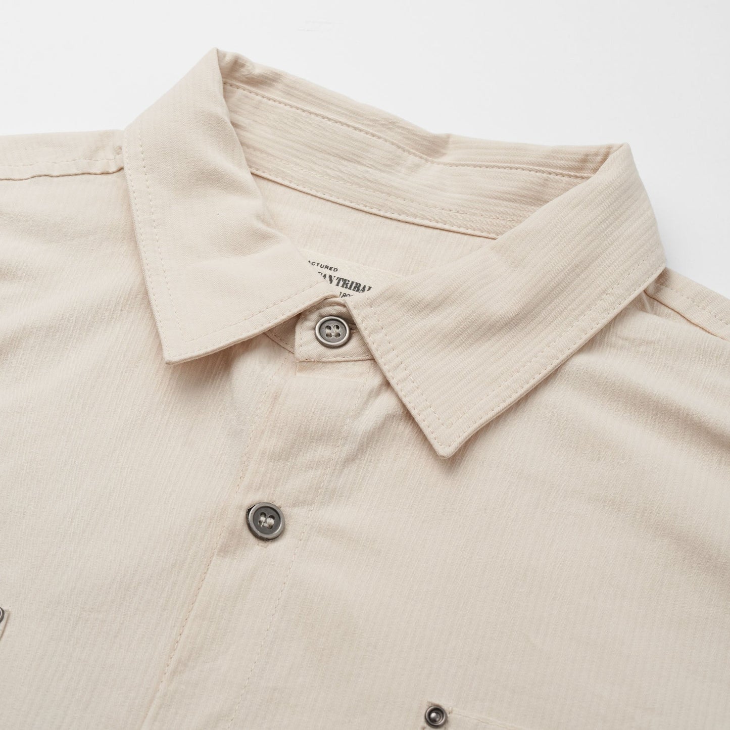Retro American Indian Totem Stitch Pocket Long Sleeve Shirt