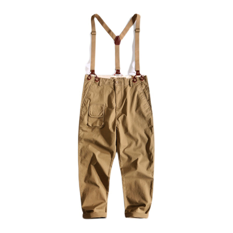 American Casual Vintage Suspender Work Pants