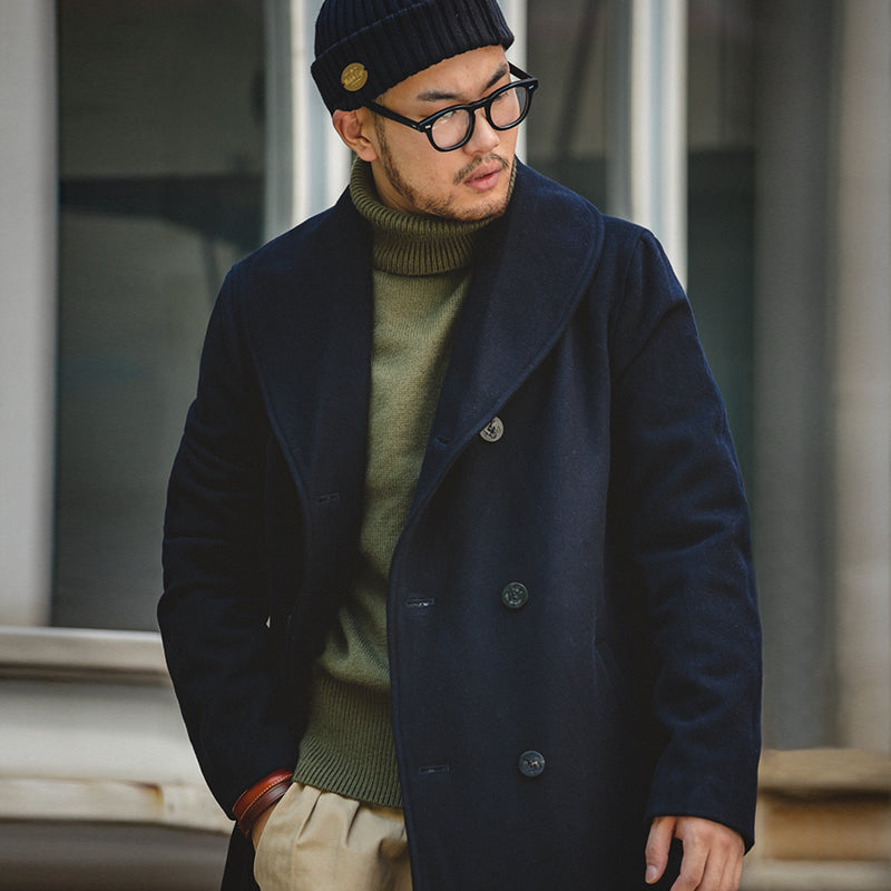 Pea Coat 20oz  海軍ラシャ ウール70.1% ピーコート