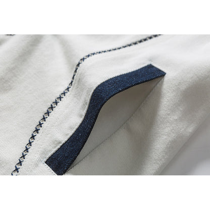デニム切替刺繍アメカジジャケット