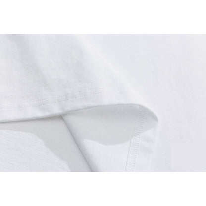 「山野の小魚」プリントコットン半袖Tシャツ