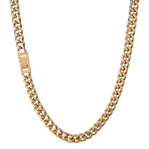 18金 喜平 ネックレス メンズ 8mm 40cm-65cm