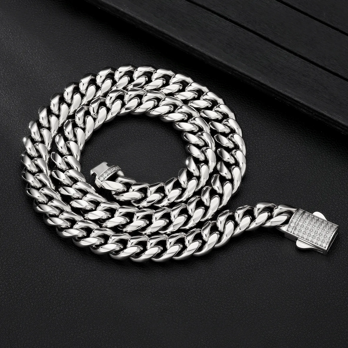 人気CZ留め具 喜平 ネックレス メンズ 12mm 45cm-65cm