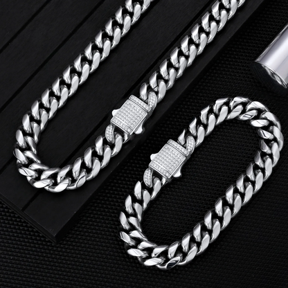 人気CZ留め具 喜平 ネックレス メンズ 12mm 45cm-65cm