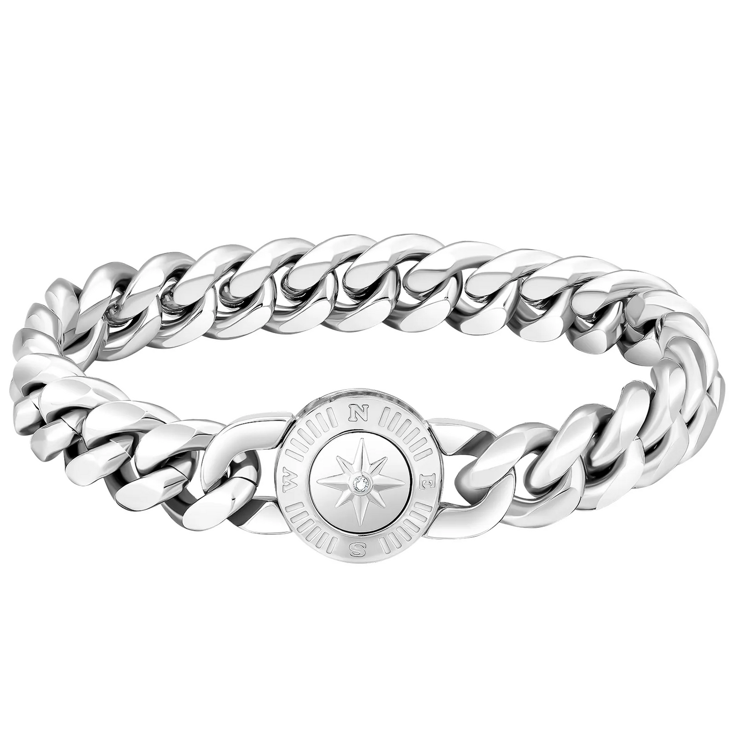 Compass Button Clasp　幅12mm 喜平 ブレスレット