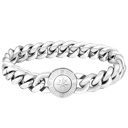 Compass Button Clasp　幅12mm 喜平 ブレスレット