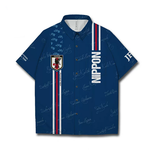 サッカー日本代表レプリカキューバカラーシャツ
