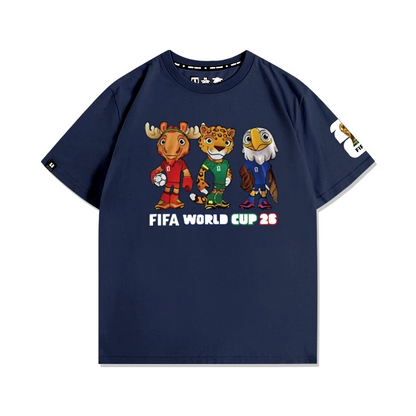 マスコットプリント半袖Ｔシャツ5色展開