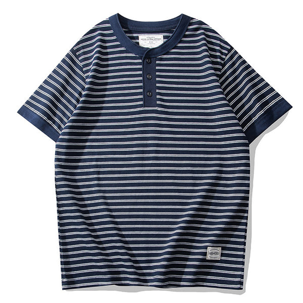 夏新作アメカジボーダーTシャツ henry shirt TEE