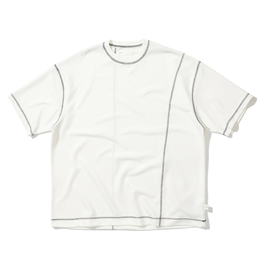 レトロウォッシュコントラストルーズTシャツ