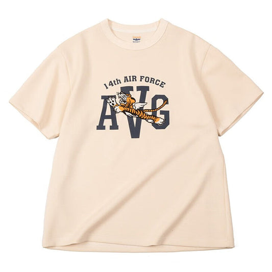 ミリタリー・AVGフライングタイガース刺繍Tee