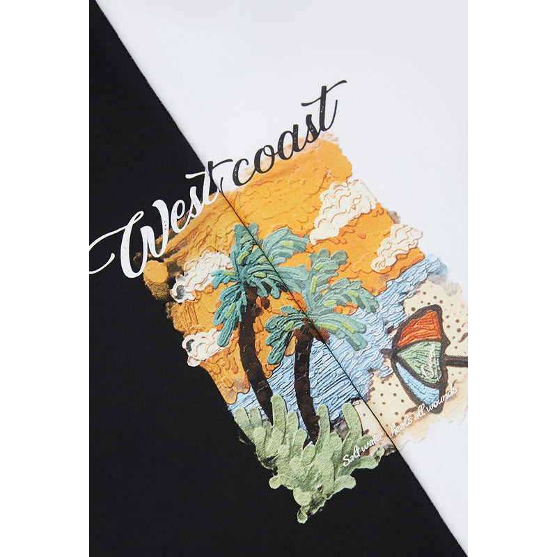 ホリデープリント 半袖Tシャツ