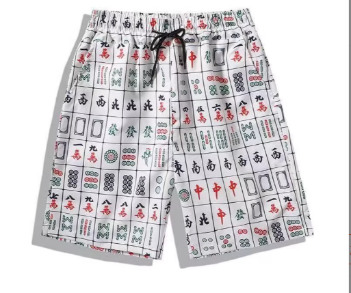 麻雀プリント　ゆったり2点セット