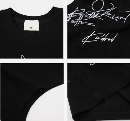 イラスト付きコットンタンクトップ