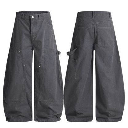 cleanfitシンプル無地カーゴパンツ