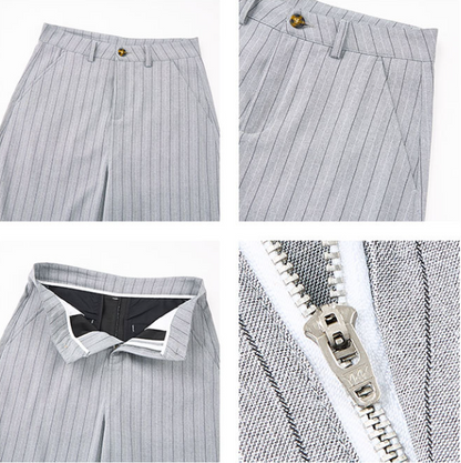 定番ストラップ柄ワイドパンツ2色