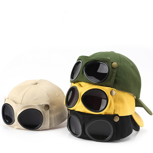 前後2wayアメカジ飛行員ハット