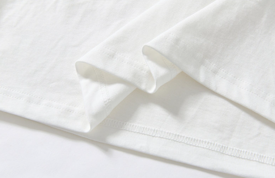 スナップボタンポケットコットンTee