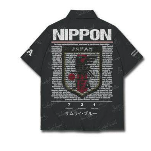 サッカー日本代表レプリカキューバカラーシャツ
