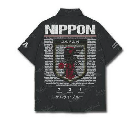 サッカー日本代表レプリカキューバカラーシャツ