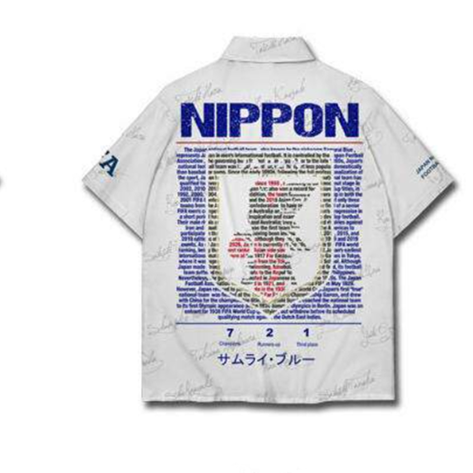 サッカー日本代表レプリカキューバカラーシャツ