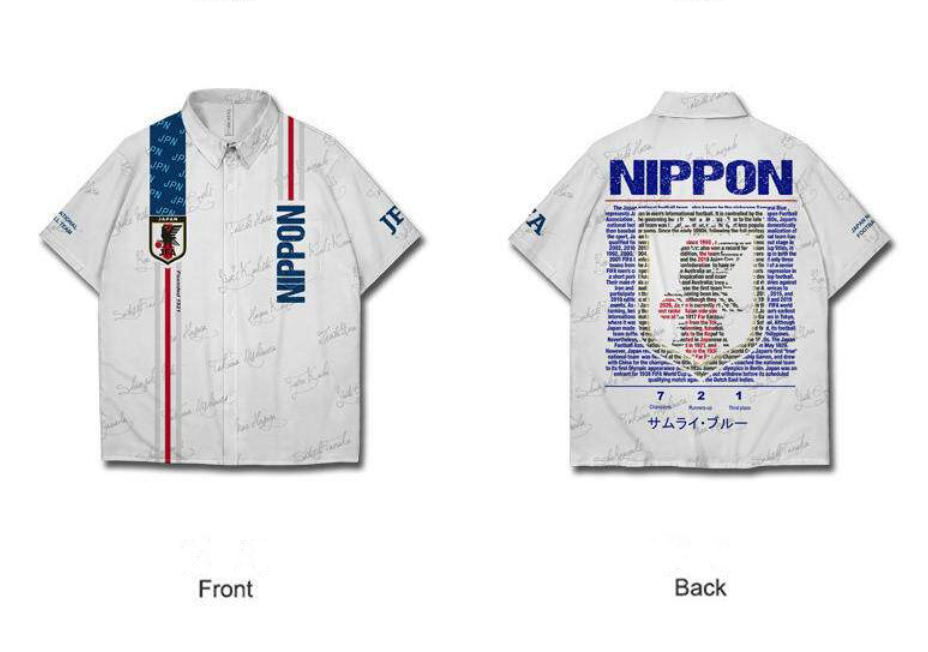サッカー日本代表レプリカキューバカラーシャツ