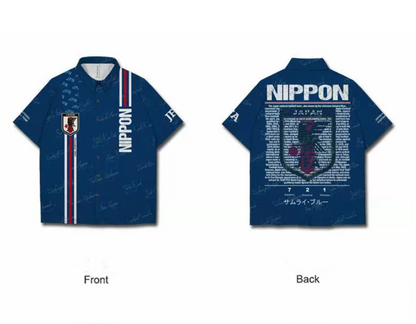 サッカー日本代表レプリカキューバカラーシャツ