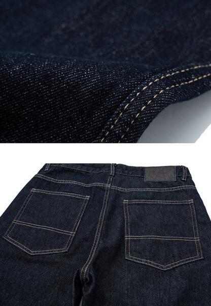 パッチワーク切替えデニムパンツ