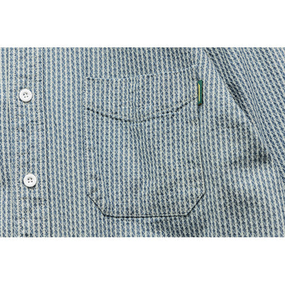 [M-4XL]サイズ豊富ストライプ長袖シャツ