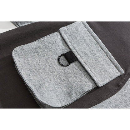 切替ポケット配色半袖Tシャツ