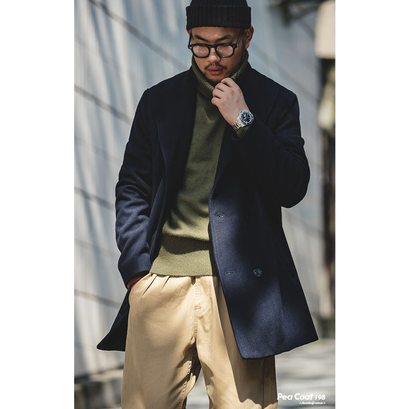 Pea Coat 20oz  海軍ラシャ ウール70.1% ピーコート