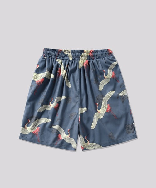 オープンカラー アロハシャツ＆ショートパンツ セットアップ